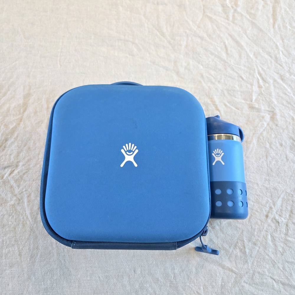 Hydro Flask Blue Lunch Box and Bottle Set Blue